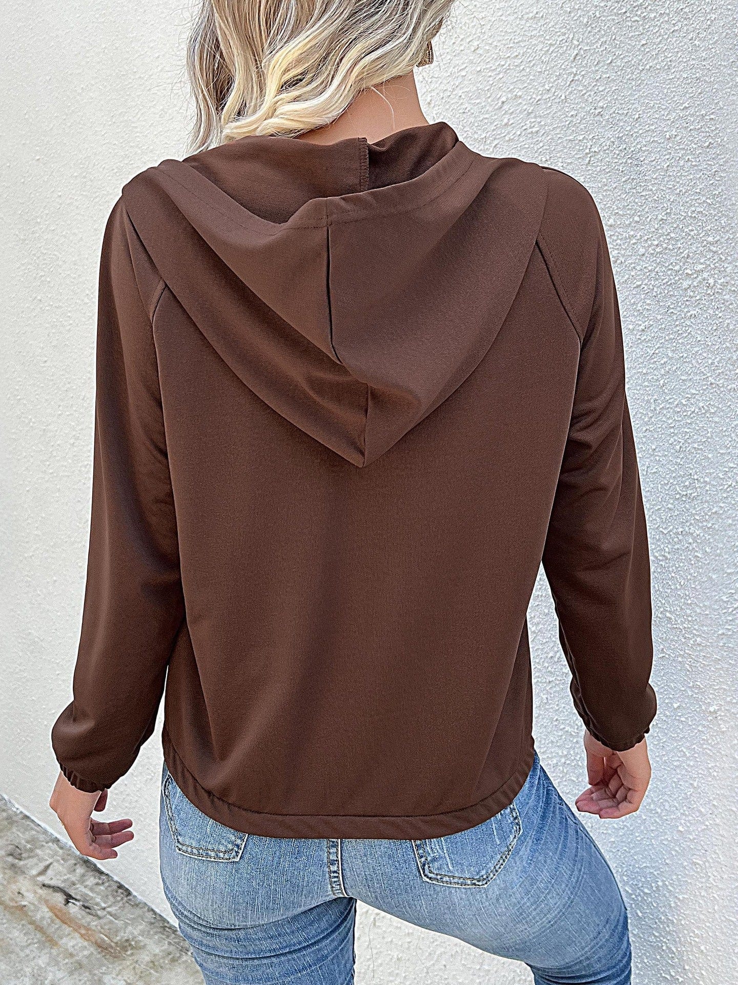 Premium New Patchwork Casual Hooded Button Pullover Sweatshirt -  from Empire of LaTz - Only £18.99! Explore at Empire of LaTz