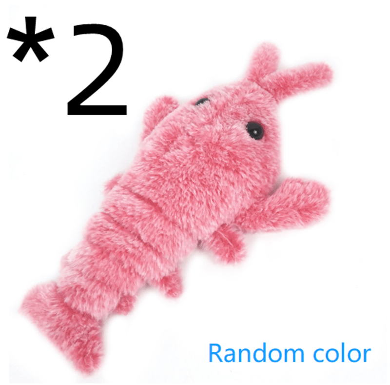 Premium Pet Toys Electric Jumping Shrimp USB Charging Simulation Lobster Funny Cat Plush Pets Toy - Pet Toys from Empire of LaTz - Only £16.45! Explore at Empire of LaTz