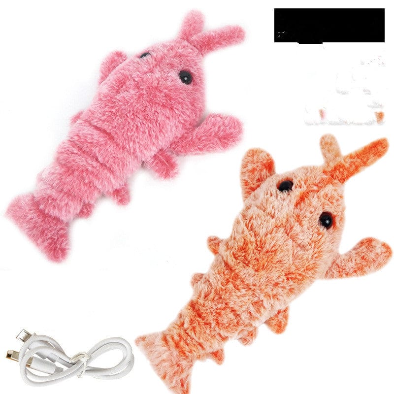 Premium Pet Toys Electric Jumping Shrimp USB Charging Simulation Lobster Funny Cat Plush Pets Toy - Pet Toys from Empire of LaTz - Only £16.45! Explore at Empire of LaTz