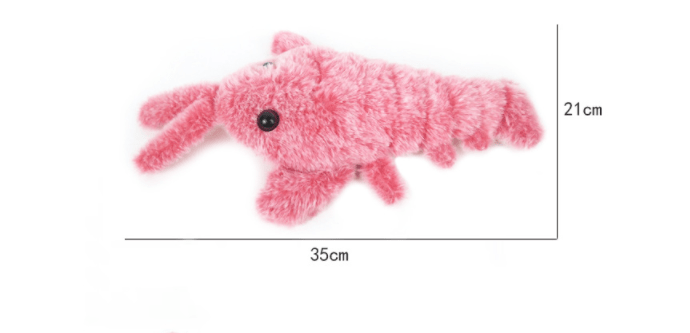 Premium Pet Toys Electric Jumping Shrimp USB Charging Simulation Lobster Funny Cat Plush Pets Toy - Pet Toys from Empire of LaTz - Only £16.45! Explore at Empire of LaTz