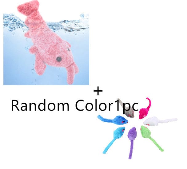 Premium Pet Toys Electric Jumping Shrimp USB Charging Simulation Lobster Funny Cat Plush Pets Toy - Pet Toys from Empire of LaTz - Only £16.45! Explore at Empire of LaTz