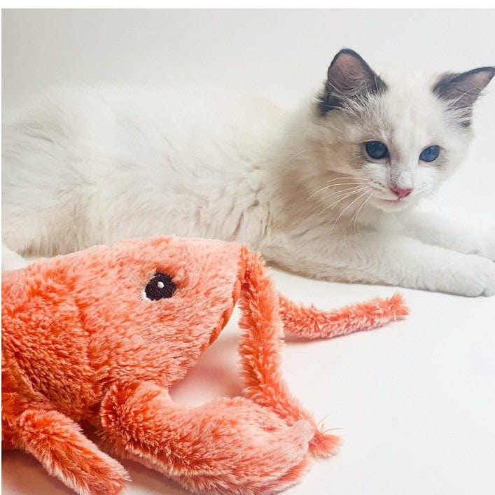 Premium Pet Toys Electric Jumping Shrimp USB Charging Simulation Lobster Funny Cat Plush Pets Toy - Pet Toys from Empire of LaTz - Only £16.45! Explore at Empire of LaTz