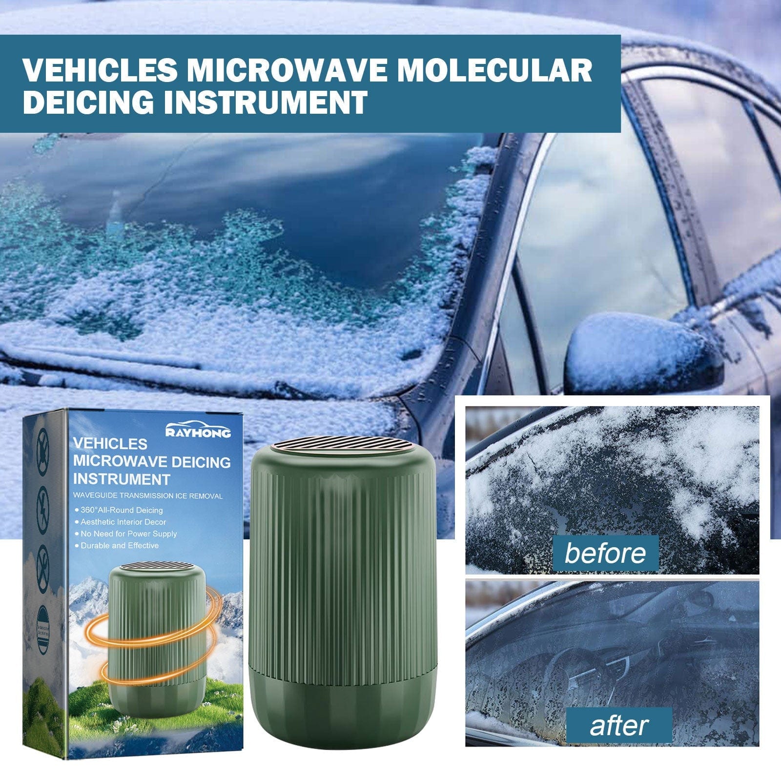 Premium Portable Front Windshield Glass Defroster For Car -  from Empire of LaTz - Only £20! Explore at Empire of LaTz