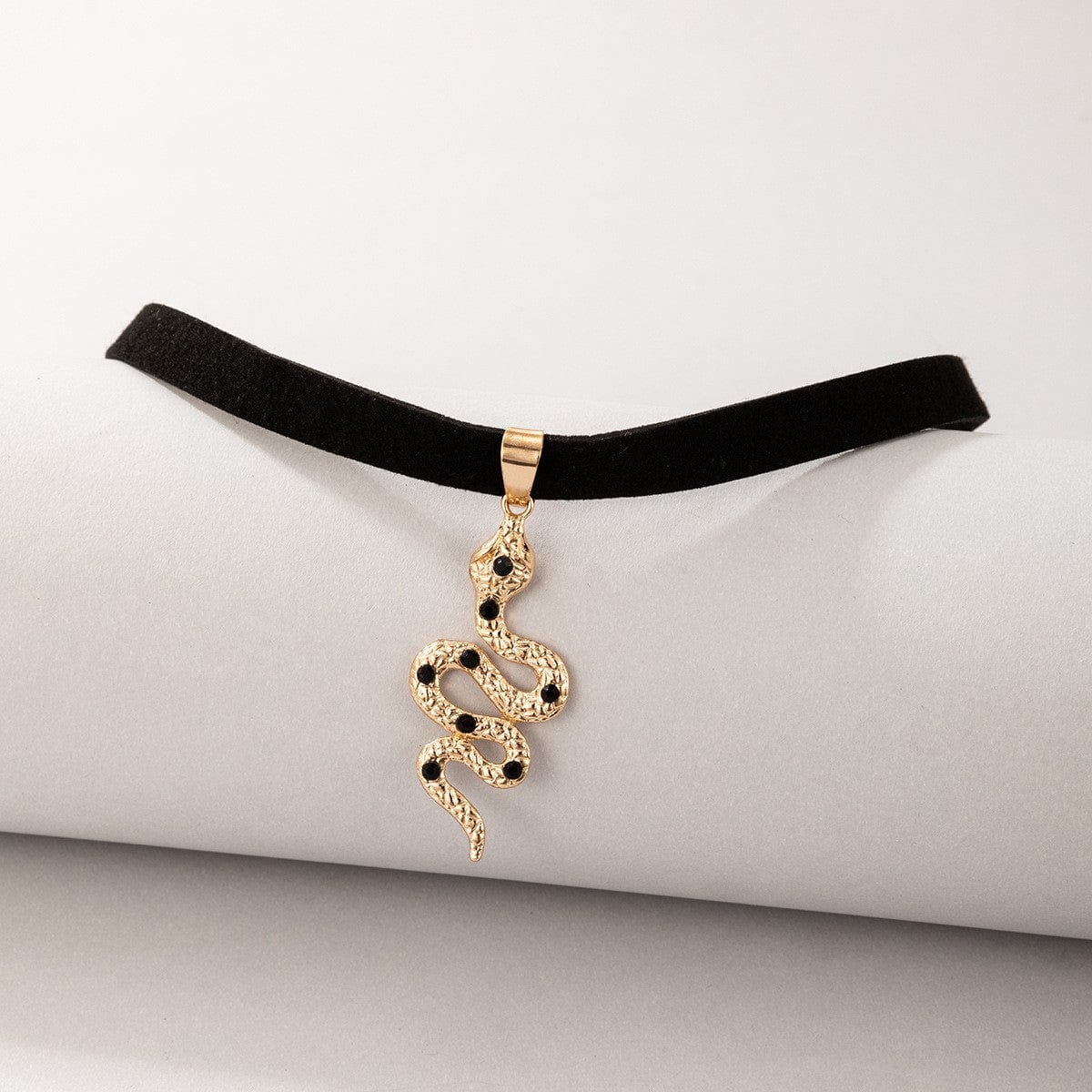Premium Snake Cobra Chokers Witchy Gothic Grunge Collar Velvet Necklace Dark Jewelry For Gift - Ring/Necklace Set from Empire of LaTz - Only £13.79! Explore at Empire of LaTz
