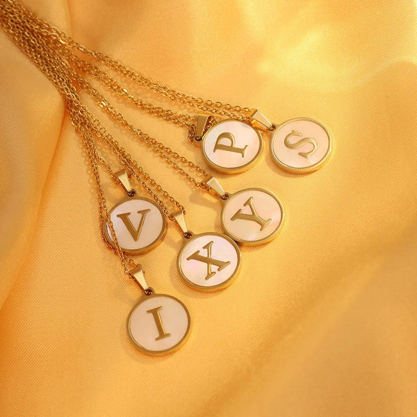Premium INS 26 English Letters Pendant Ornaments - Ring/Necklace Set from Empire of LaTz - Only £17.48! Explore at Empire of LaTz