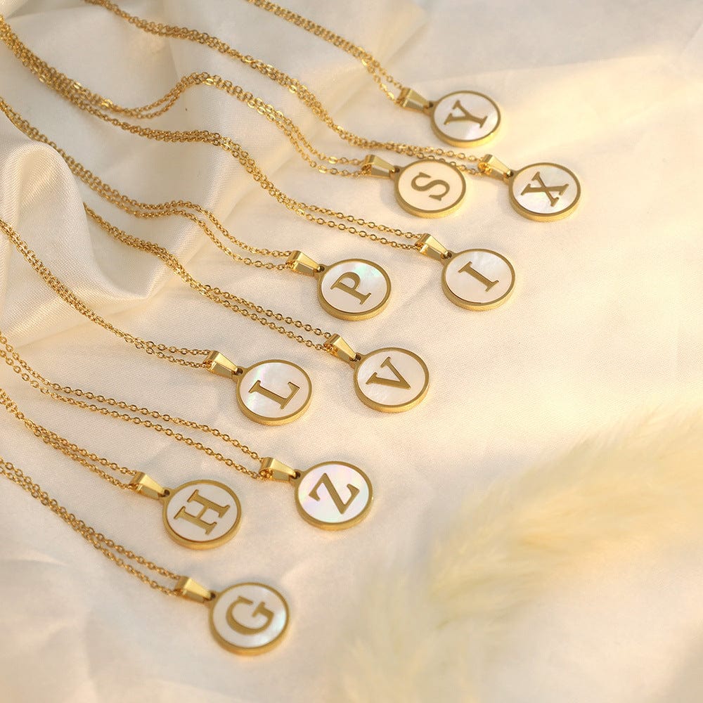 Premium INS 26 English Letters Pendant Ornaments - Ring/Necklace Set from Empire of LaTz - Only £17.48! Explore at Empire of LaTz