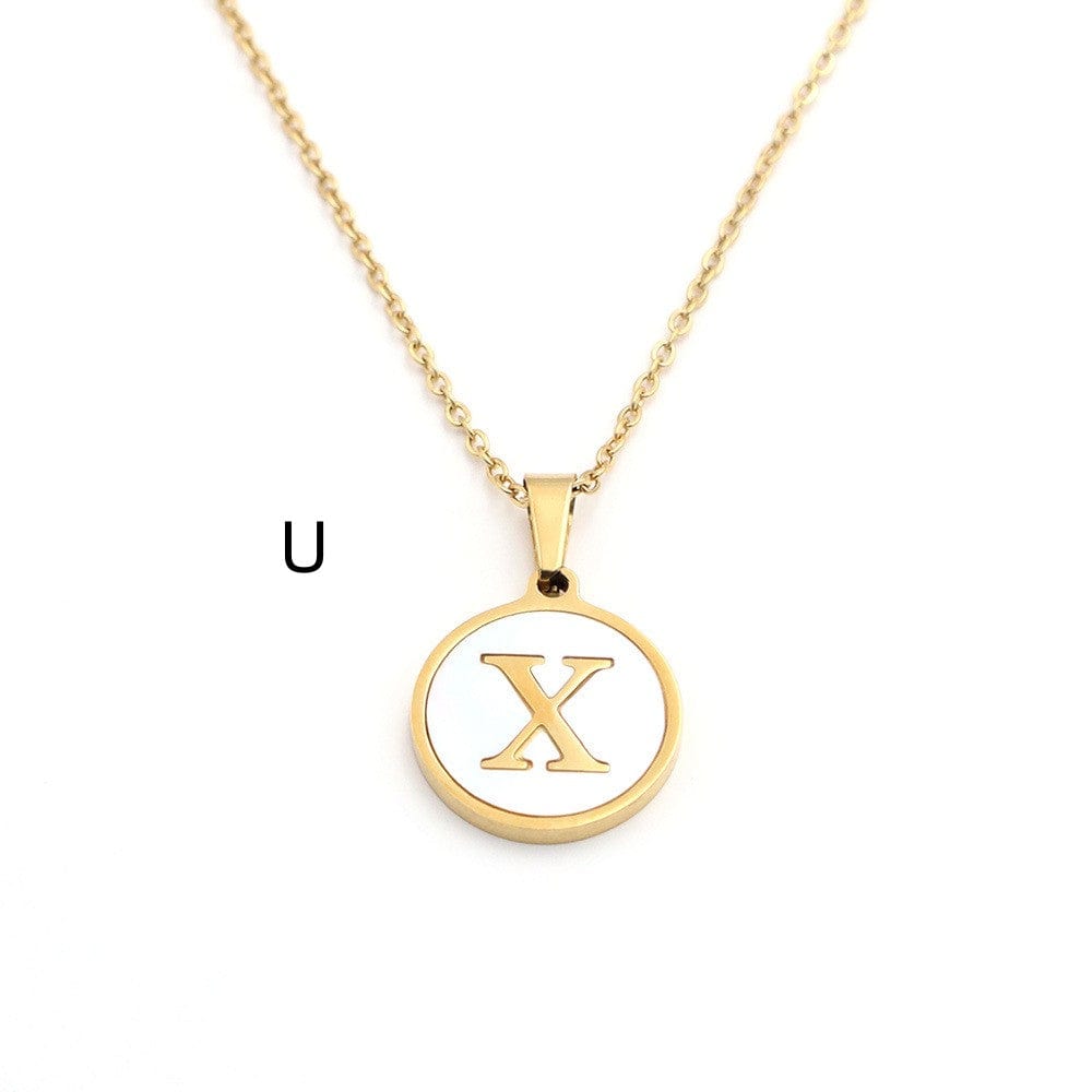 Premium INS 26 English Letters Pendant Ornaments - Ring/Necklace Set from Empire of LaTz - Only £17.48! Explore at Empire of LaTz