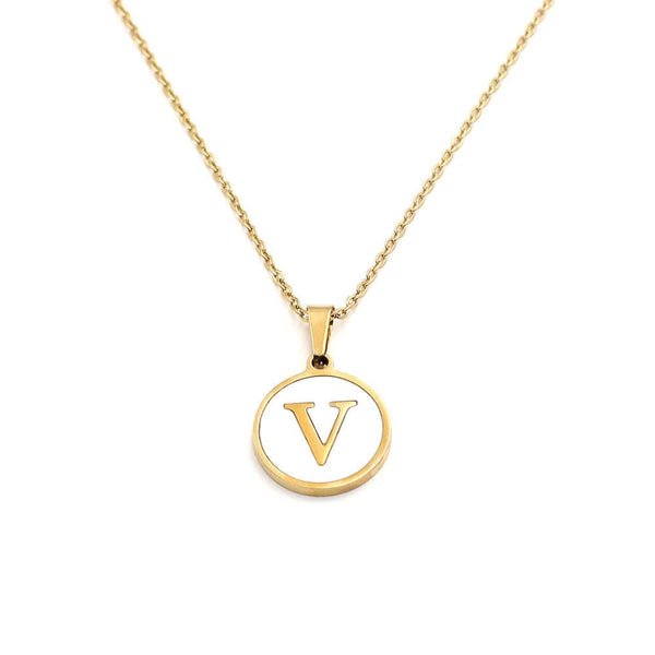 Premium INS 26 English Letters Pendant Ornaments - Ring/Necklace Set from Empire of LaTz - Only £17.48! Explore at Empire of LaTz