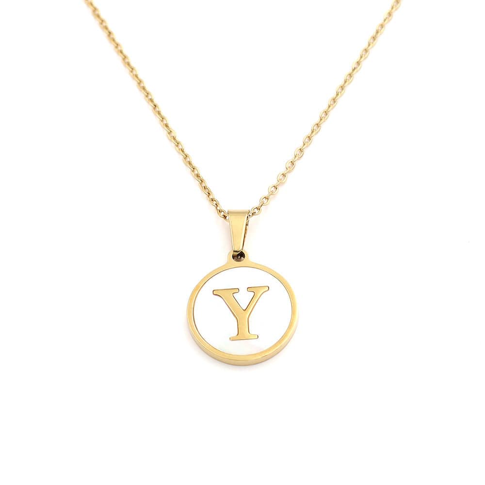 Premium INS 26 English Letters Pendant Ornaments - Ring/Necklace Set from Empire of LaTz - Only £17.48! Explore at Empire of LaTz