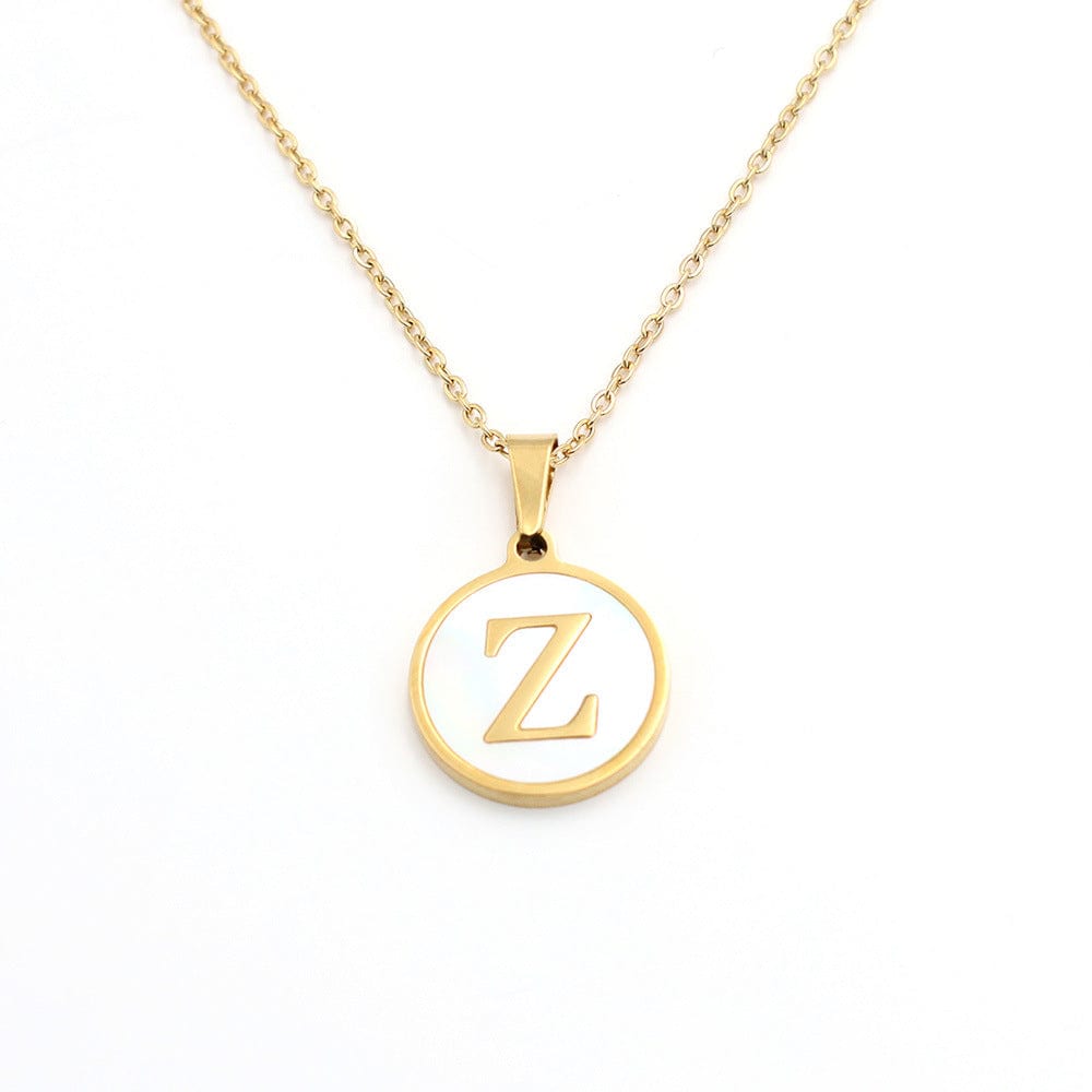 Premium INS 26 English Letters Pendant Ornaments - Ring/Necklace Set from Empire of LaTz - Only £17.48! Explore at Empire of LaTz