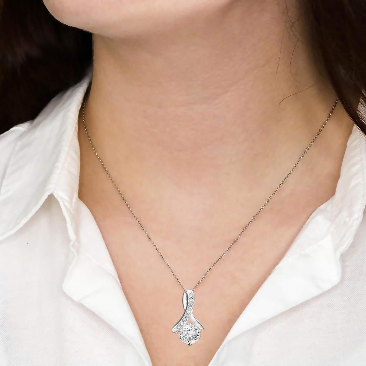 Premium Valentine's Day Pendant Classic All-match Mother's Day Gift Necklace Women - Ring/Necklace Set from Empire of LaTz - Only £39.96! Explore at Empire of LaTz