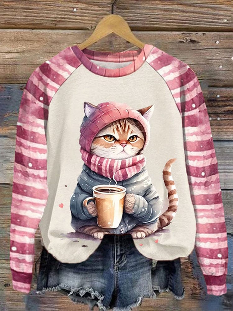 Premium Women's Printed Crew Neck Sweatshirt -  from Empire of LaTz - Only £16.99! Explore at Empire of LaTz