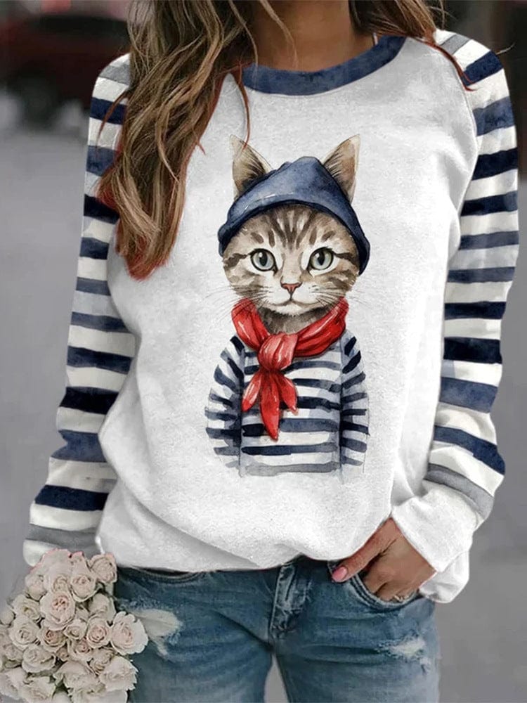 Premium Women's Printed Crew Neck Sweatshirt -  from Empire of LaTz - Only £16.99! Explore at Empire of LaTz