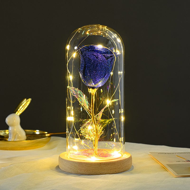 Premium Valentines Day Gift  For Girlfriend Eternal Rose Flowers LED Light In Glass Cover Day Wedding Decoration Favors Mother Day Female Gift  Gift - Valentines day gift from Empire of LaTz - Only £26.35! Explore at Empire of LaTz