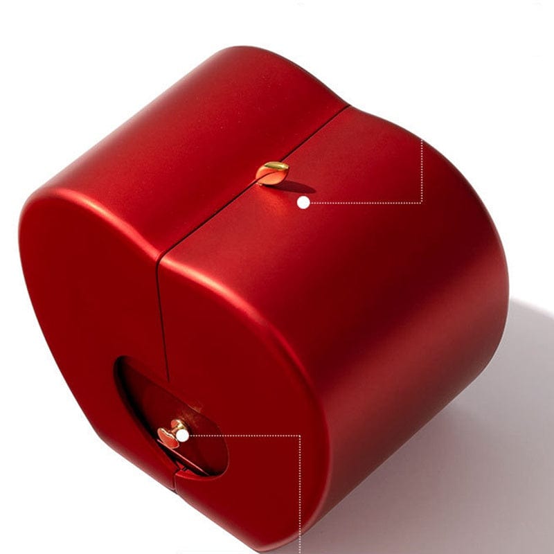 Premium Fashion Jewelry Box Red Apple Christmas Gift Necklace Eternal Rose For Girl Mother's Day Valentine's Day Gifts With Artificial Flower Rose Flower Jewelry Box - Valentines day gift from Empire of LaTz - Only £70.35! Explore at Empire of LaTz