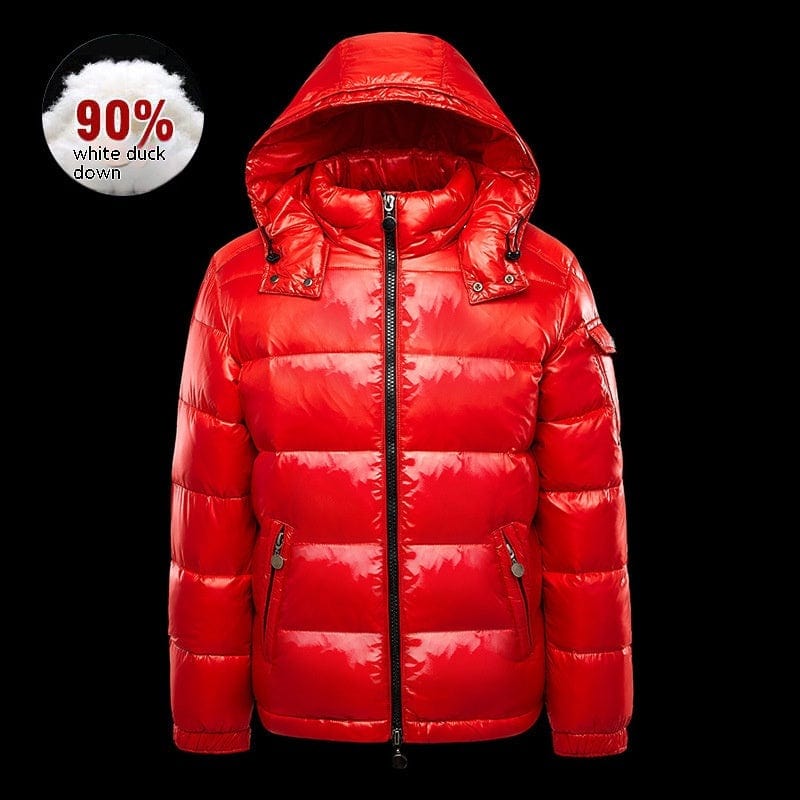 Premium Down Jacket Black Glossy Couples Coat - Winter Coat from Empire of LaTz - Only £40! Explore at Empire of LaTz