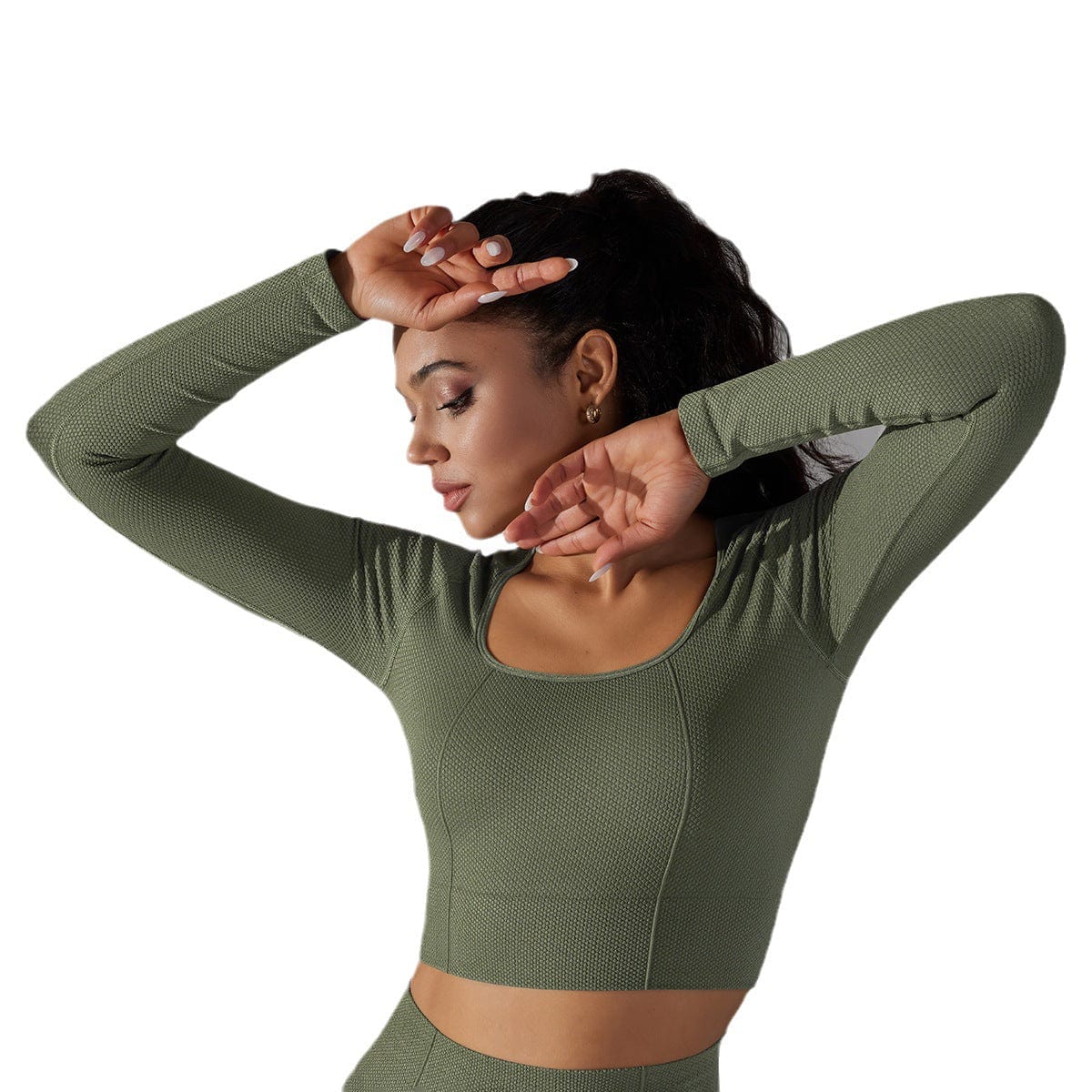 Premium Women's Fashion Simple Seamless Solid Color Dot Striped T-shirt -  from Empire of LaTz - Only £14.99! Explore at Empire of LaTz