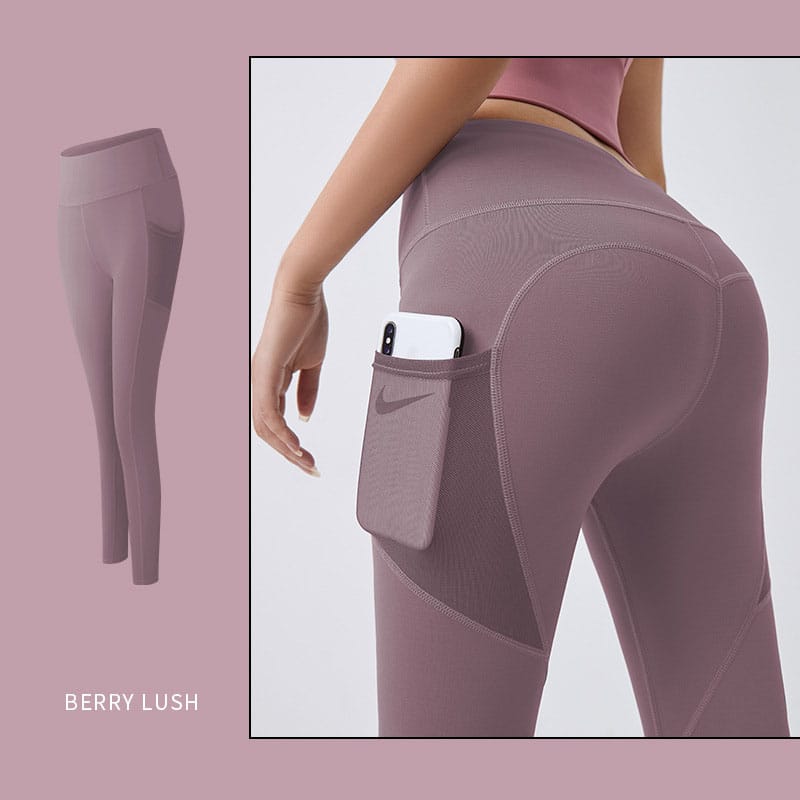 Empire of LaTz Women's Sportswear Purple / 2XL Yoga Pants Women With Pocket Leggings Sport Girl Gym Leggings Women Tummy Control Jogging Tights Female Fitness Pants