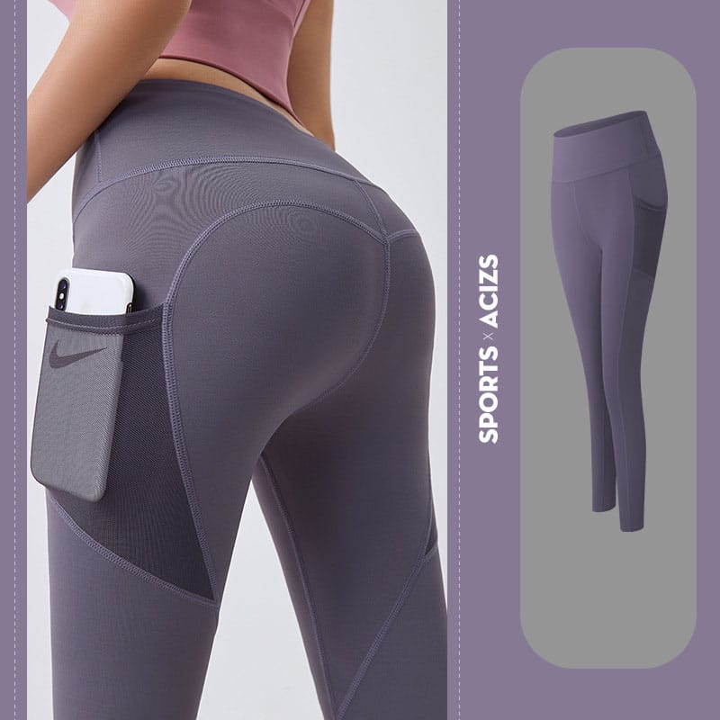 Empire of LaTz Women's Sportswear Yoga Pants Women With Pocket Leggings Sport Girl Gym Leggings Women Tummy Control Jogging Tights Female Fitness Pants