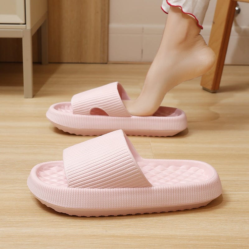 Premium Summer EVA Slippers Solid Color Rhombus Stripe Anti-slip Slippers New Women's Home Shoes - Womens Clothing from Empire of LaTz - Only £11.75! Explore at Empire of LaTz