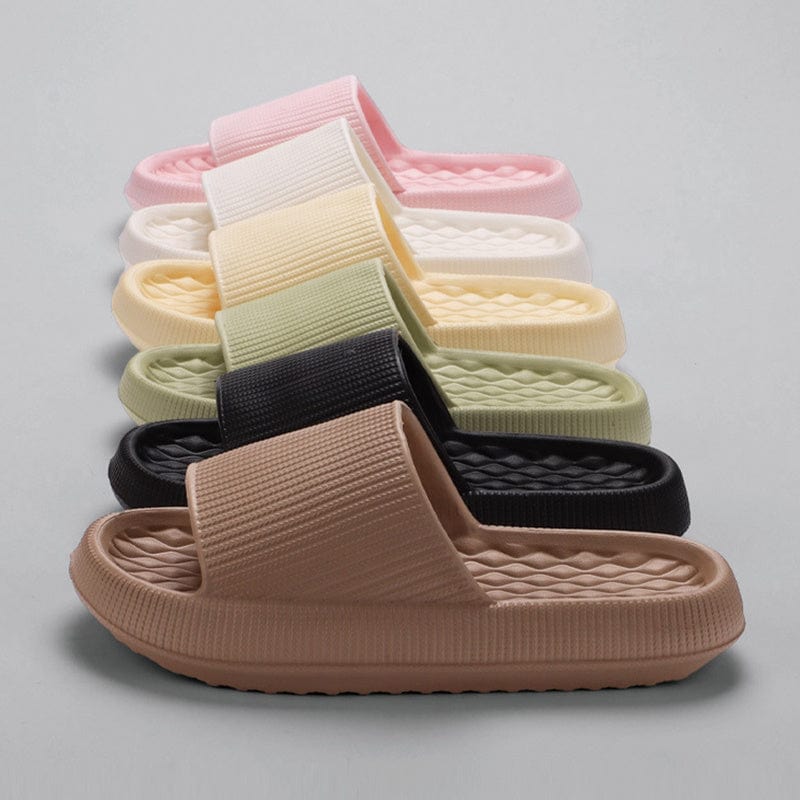 Premium Summer EVA Slippers Solid Color Rhombus Stripe Anti-slip Slippers New Women's Home Shoes - Womens Clothing from Empire of LaTz - Only £11.75! Explore at Empire of LaTz