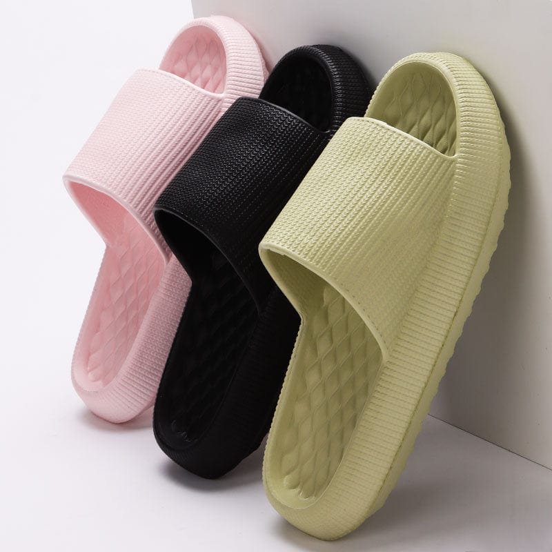 Premium Summer EVA Slippers Solid Color Rhombus Stripe Anti-slip Slippers New Women's Home Shoes - Womens Clothing from Empire of LaTz - Only £11.75! Explore at Empire of LaTz