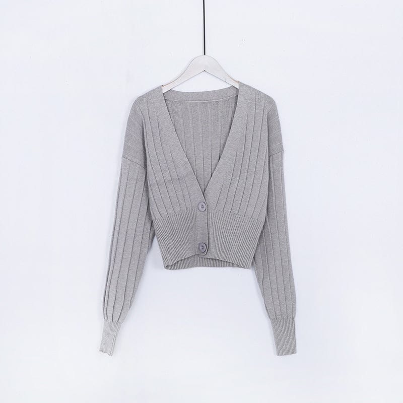 Premium V-neck women's knitted cardigan - womens jumpers from Empire of LaTz - Only £29.99! Explore at Empire of LaTz