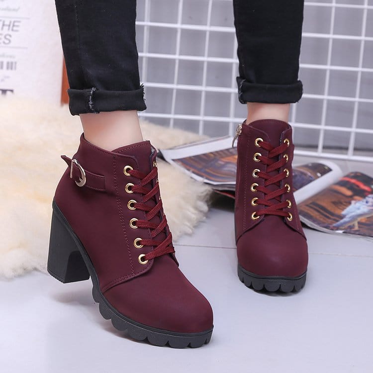 Premium Cross strappy booties with Martin boots - Womens Shoes & Boots from Empire of LaTz - Only £14.53! Explore at Empire of LaTz