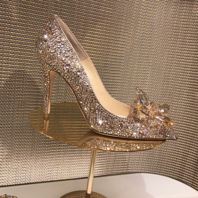 Premium Women's Fashion Casual Pointed Toe Rhinestone High Heels - Womens Shoes & Boots from Empire of LaTz - Only £76.86! Explore at Empire of LaTz