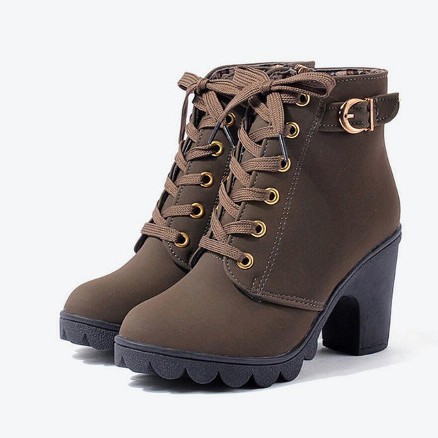 Premium Cross strappy booties with Martin boots - Womens Shoes & Boots from Empire of LaTz - Only £14.53! Explore at Empire of LaTz