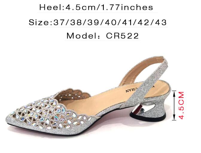 Premium Party Pointed Toe Women's Shoes Back Empty Elastic Band Diamond Face Square Crystal Bag - Womens Shoes & Boots from Empire of LaTz - Only £121.94! Explore at Empire of LaTz